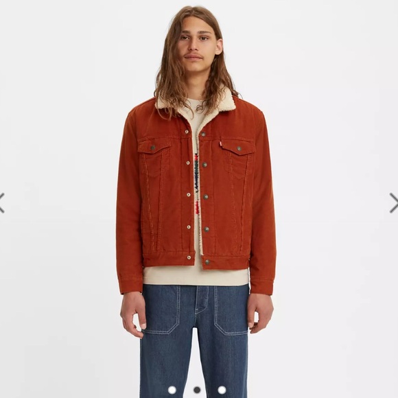 Levi's Other - Levi’s Corduroy Trucker Sherpa Jacket